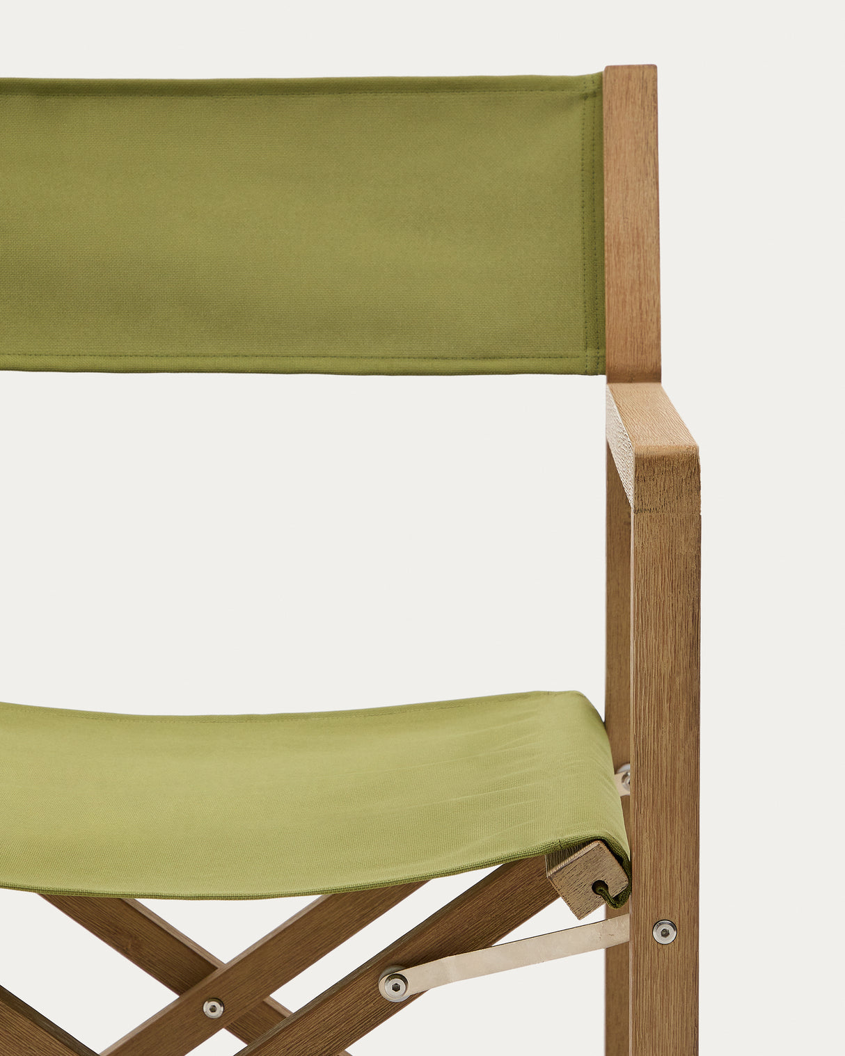 Outdoor-Klappstuhl Vilara in Grün aus massivem Akazienholz FSC 100% - ZEN ZONE Furniture