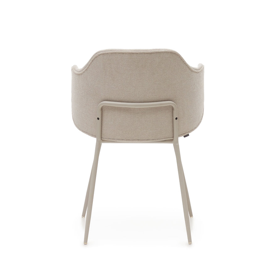 Yunia Stuhl Beige-Finish - ZEN ZONE Furniture