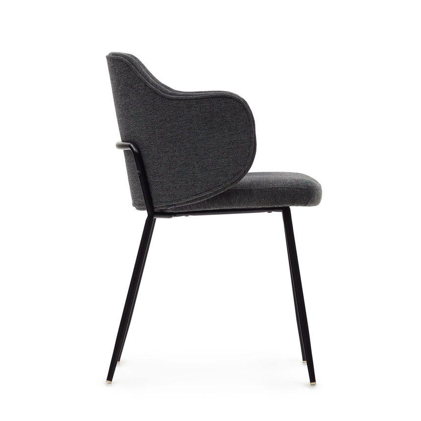 Yunia Stuhl Dark Grey-Finish - ZEN ZONE Furniture
