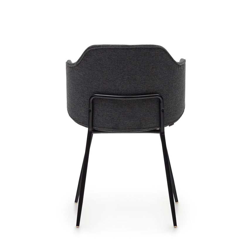 Yunia Stuhl Dark Grey-Finish - ZEN ZONE Furniture