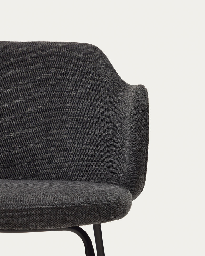 Yunia Stuhl Dark Grey-Finish - ZEN ZONE Furniture