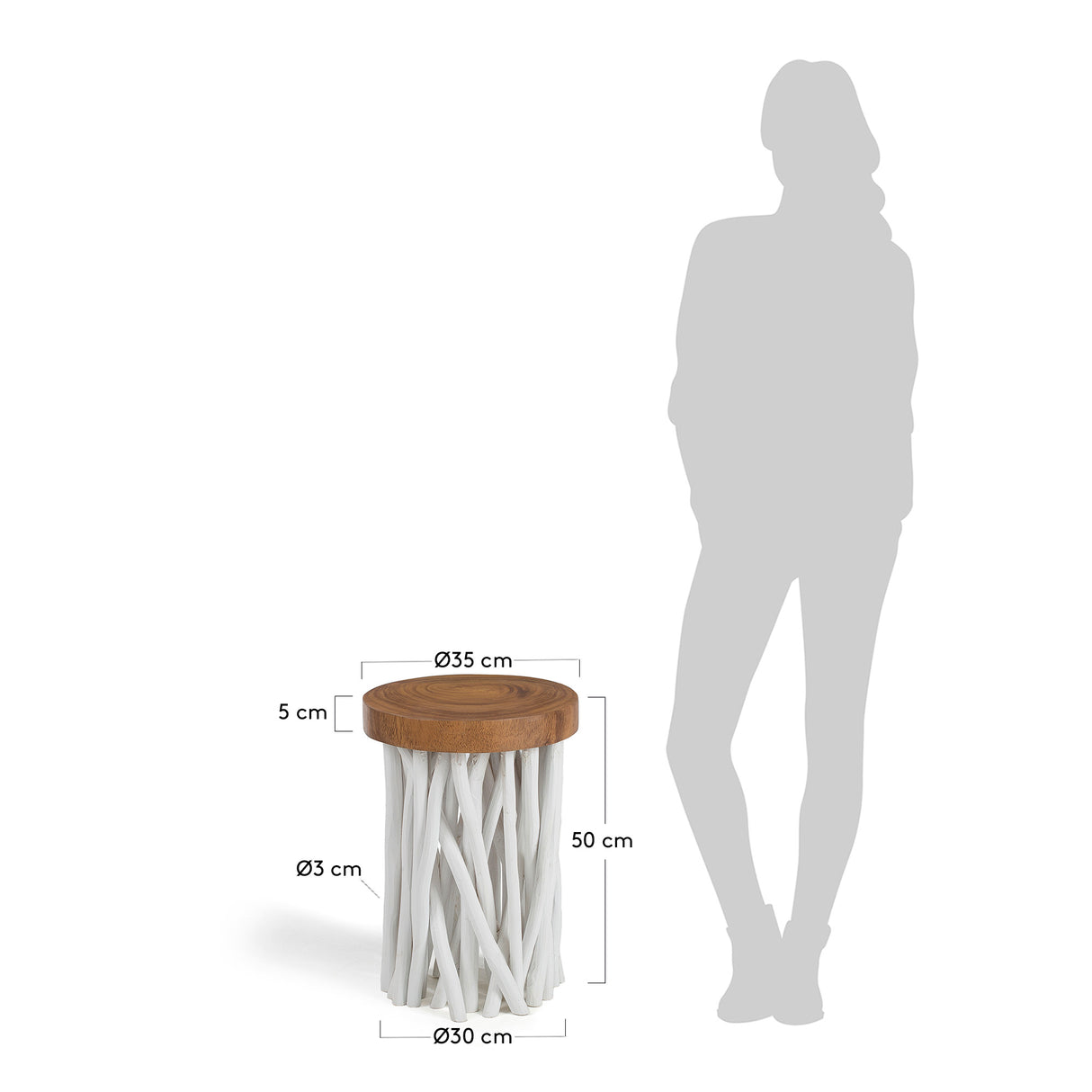 Drom Beistelltisch Ø 35 cm - ZEN ZONE