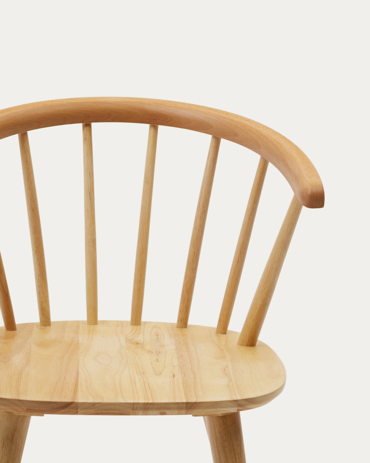 Trise Stuhl DM und massives Kautschukholz lackiert natur - ZEN ZONE Furniture