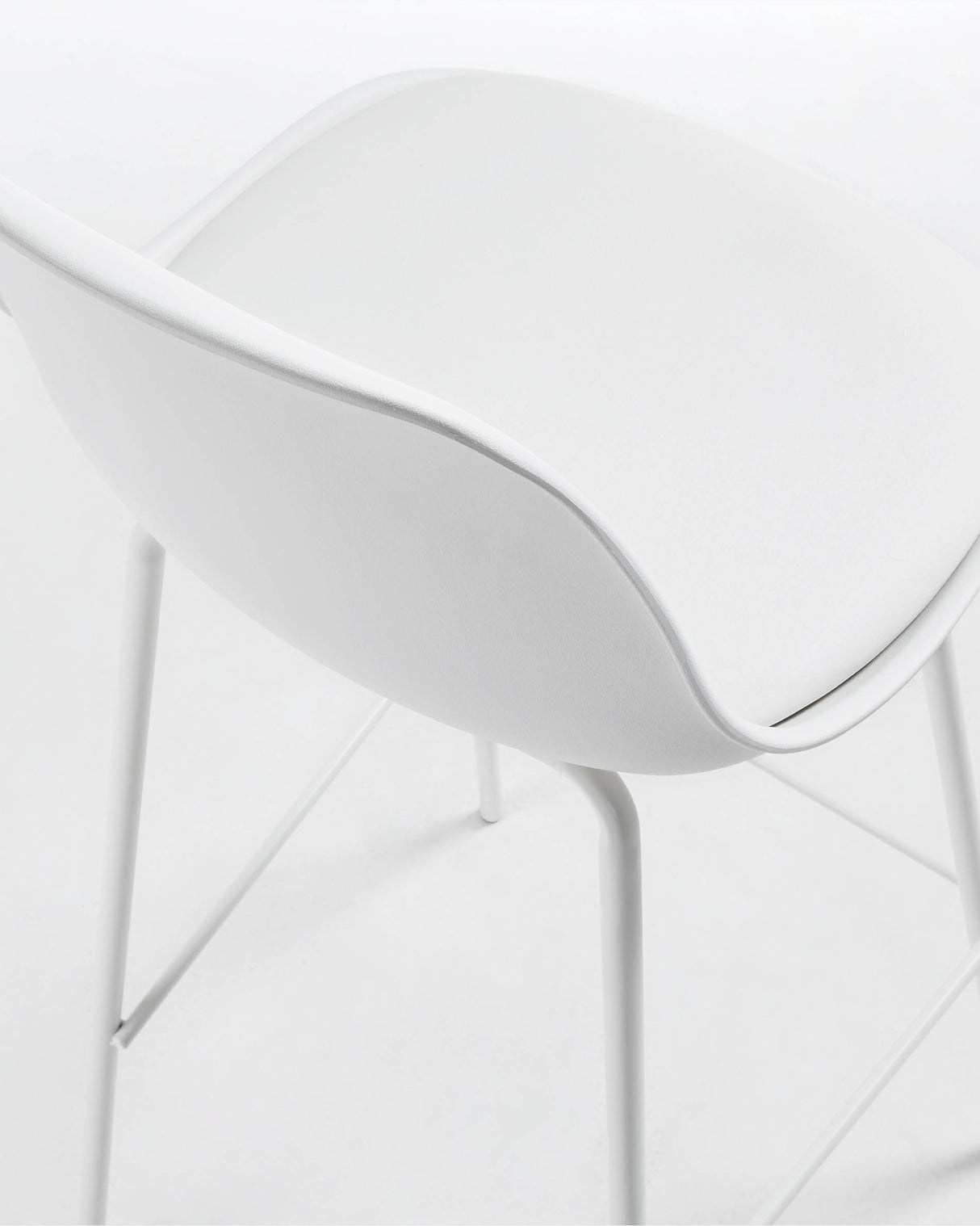 Brighter Barhocker weiß Höhe 65 cm - ZEN ZONE Furniture