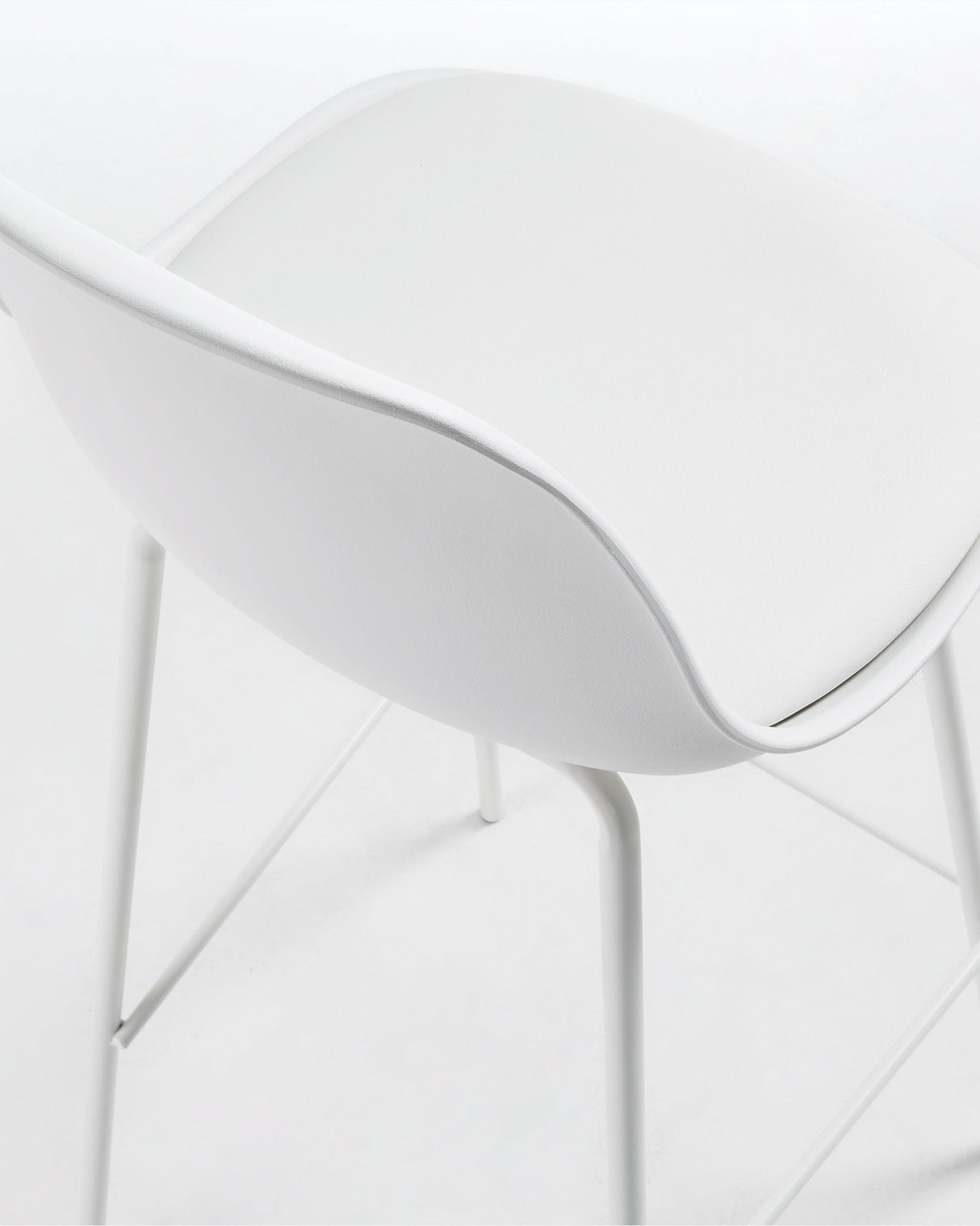 Brighter Barhocker weiß Höhe 75 cm - ZEN ZONE Furniture