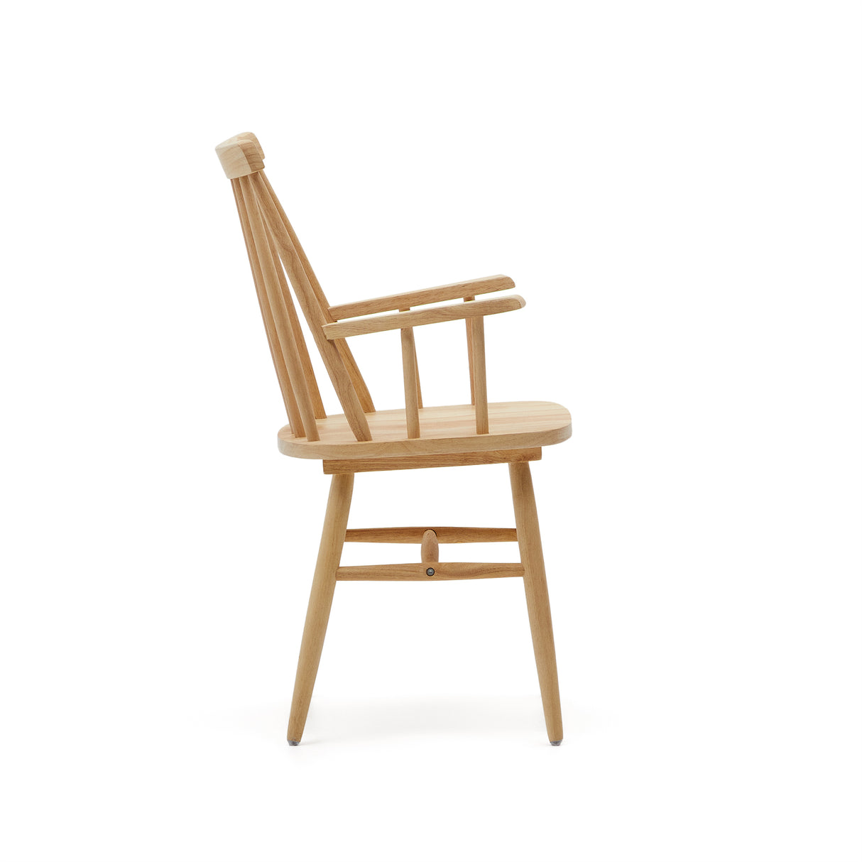 Tressia Stuhl mit Armlehnen DM und massives Kautschukholz lackiert natur - ZEN ZONE Furniture