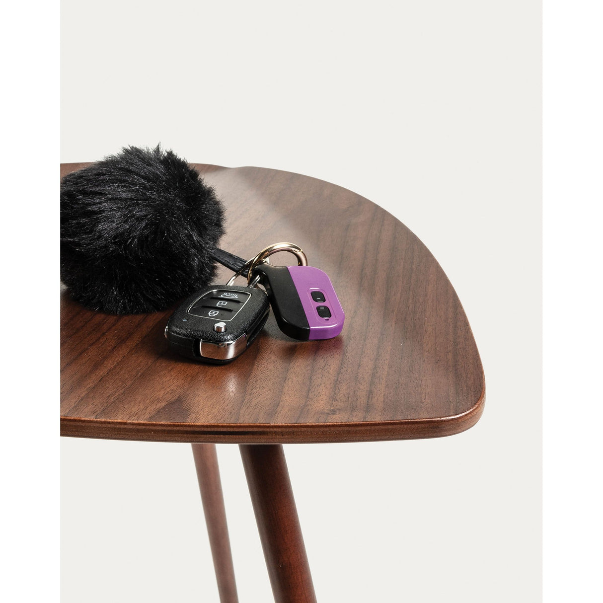 Damasc Beistelltisch Walnussfurnier 45 x 47 cm - ZEN ZONE