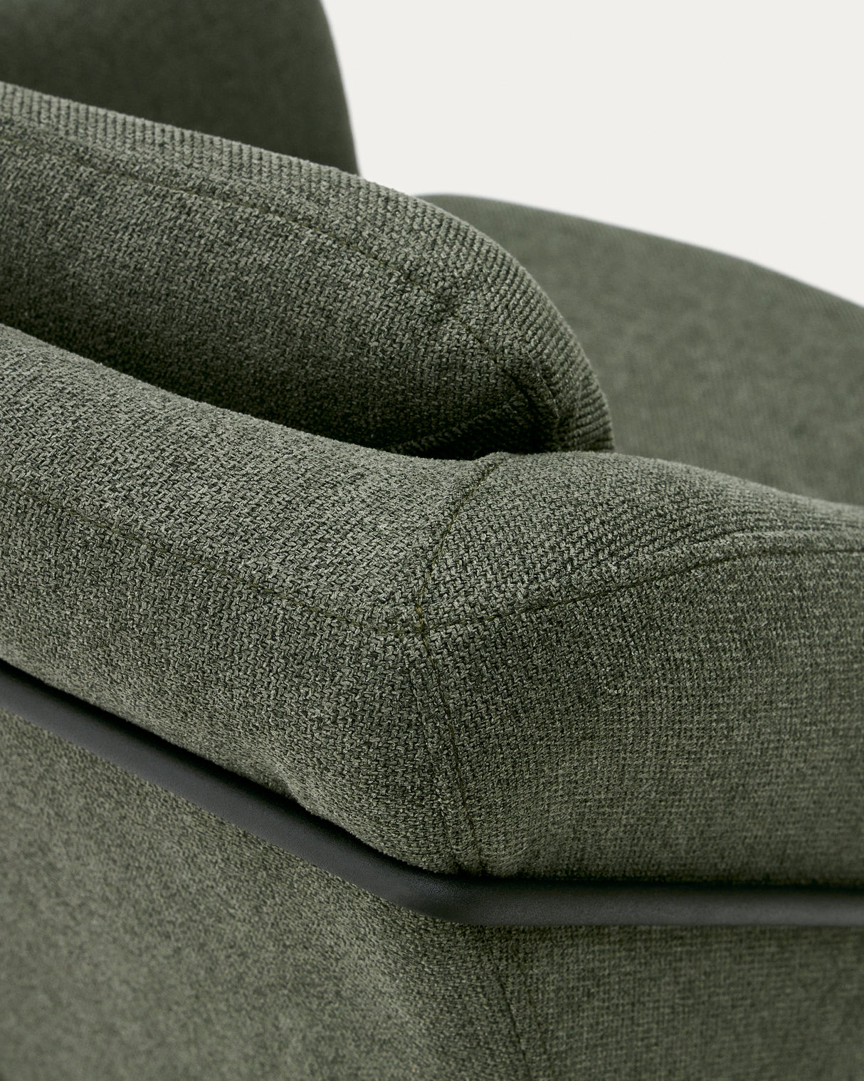 Brida Sessel in Grün und Stahlbeine mit schwarzem Finish - ZEN ZONE Furniture