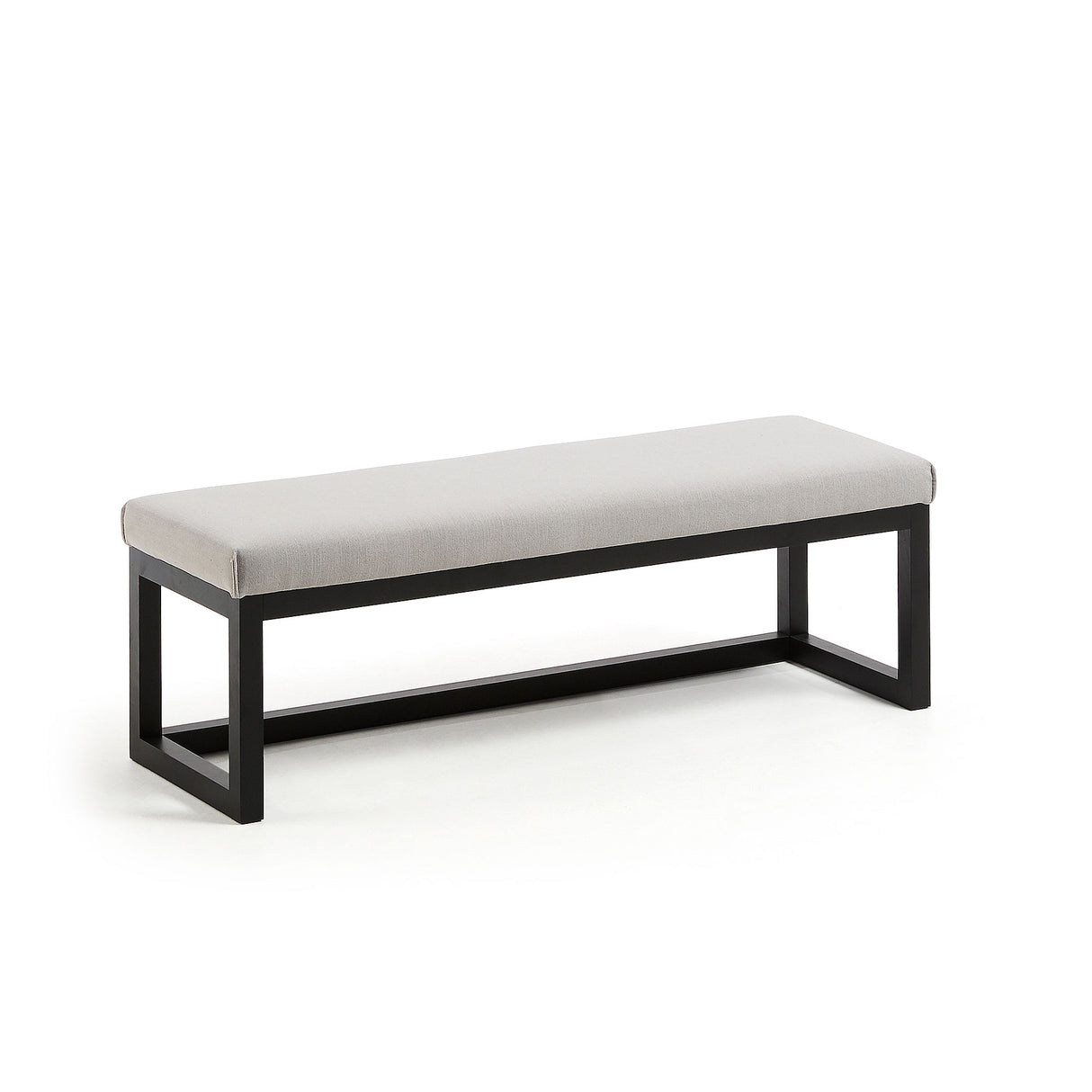 Loya Polsterbank in Grau 128 cm - ZEN ZONE Furniture