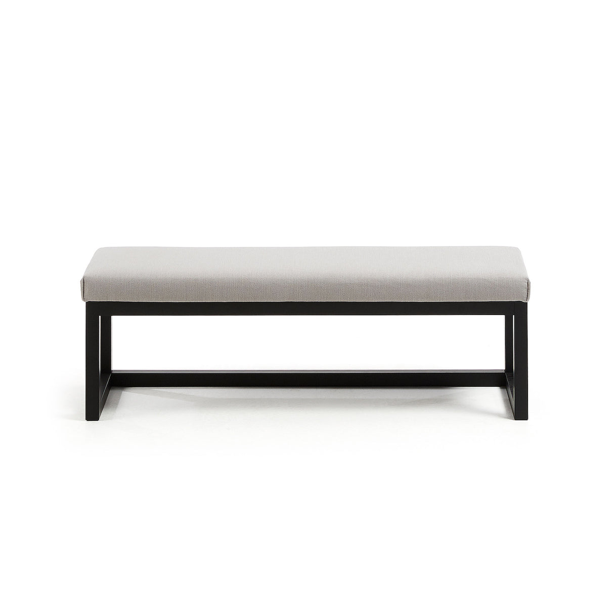 Loya Polsterbank in Grau 128 cm - ZEN ZONE Furniture