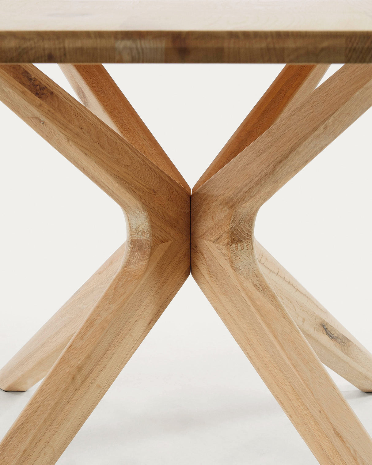 Armande Tisch aus Eichenfurnier mit aufhellendem Finish 180 x 90 cm - ZEN ZONE Furniture