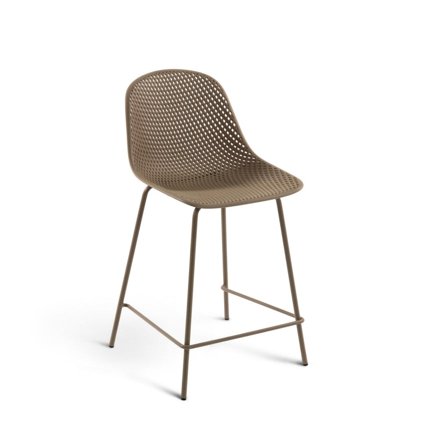 Outdoor Hocker Quinby beige Höhe 65 cm - ZEN ZONE Furniture