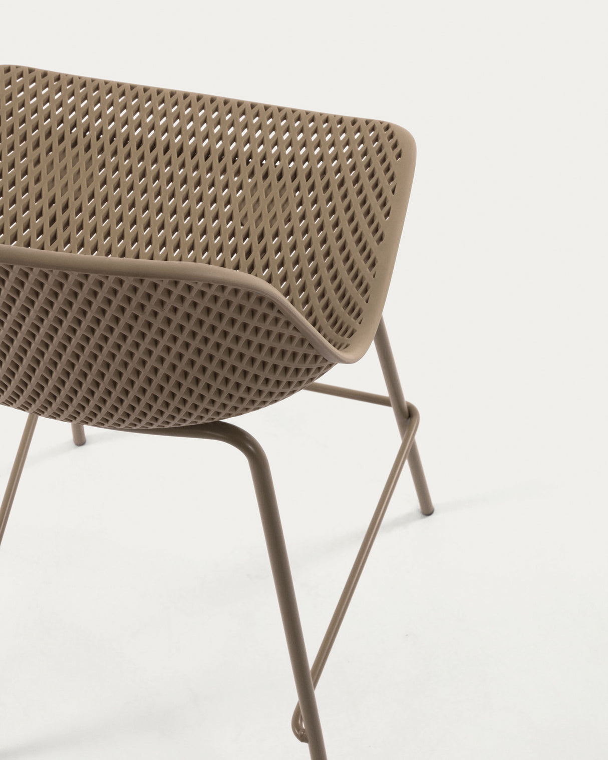 Quinby Barhocker beige Höhe 75 cm - ZEN ZONE Furniture