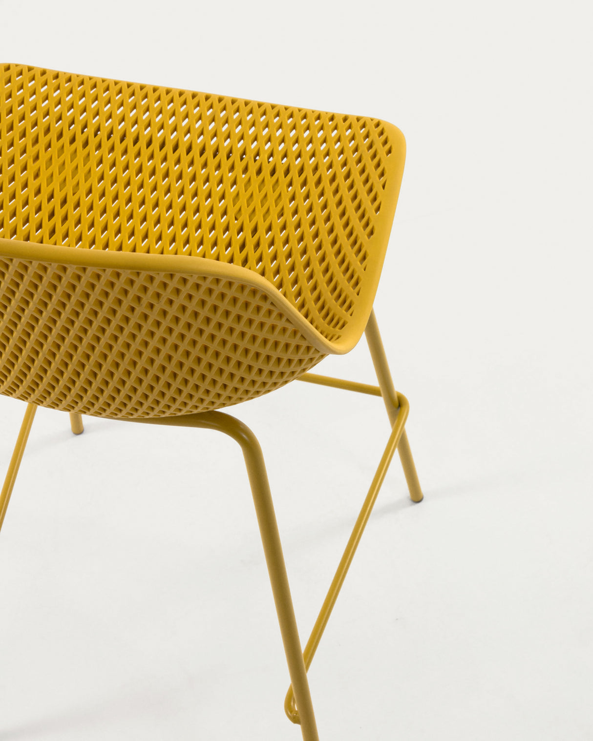 Outdoor Hocker Quinby gelb Höhe 75 cm - ZEN ZONE Furniture