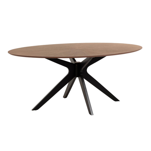 Naanim Tisch Walnuss Ø 180 x 110 cm - ZEN ZONE Furniture