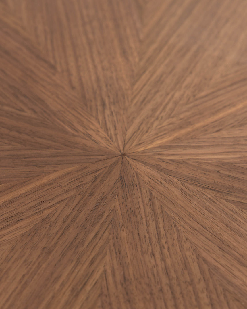 Naanim Tisch Walnuss Ø 180 x 110 cm - ZEN ZONE Furniture