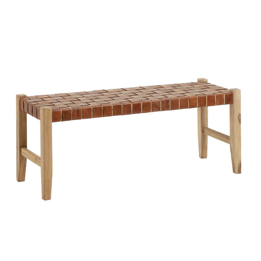 Calixta Bank aus massivem Teakholz 120 cm - ZEN ZONE Furniture