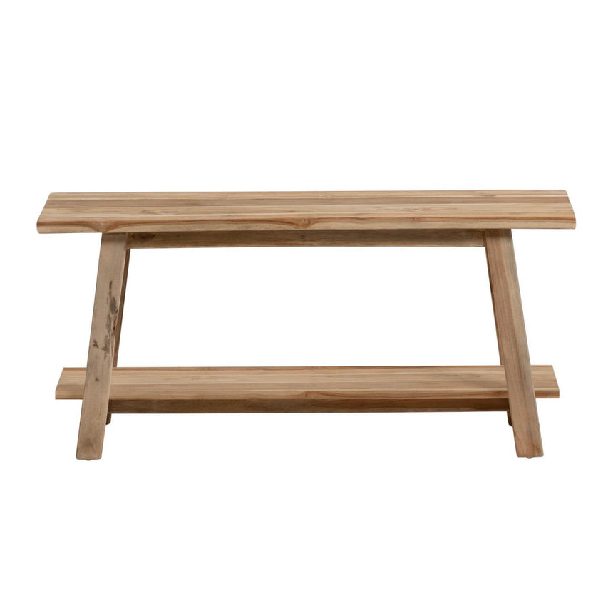 Safara Bank aus massivem recyceltem Teakholz 100 cm - ZEN ZONE Furniture