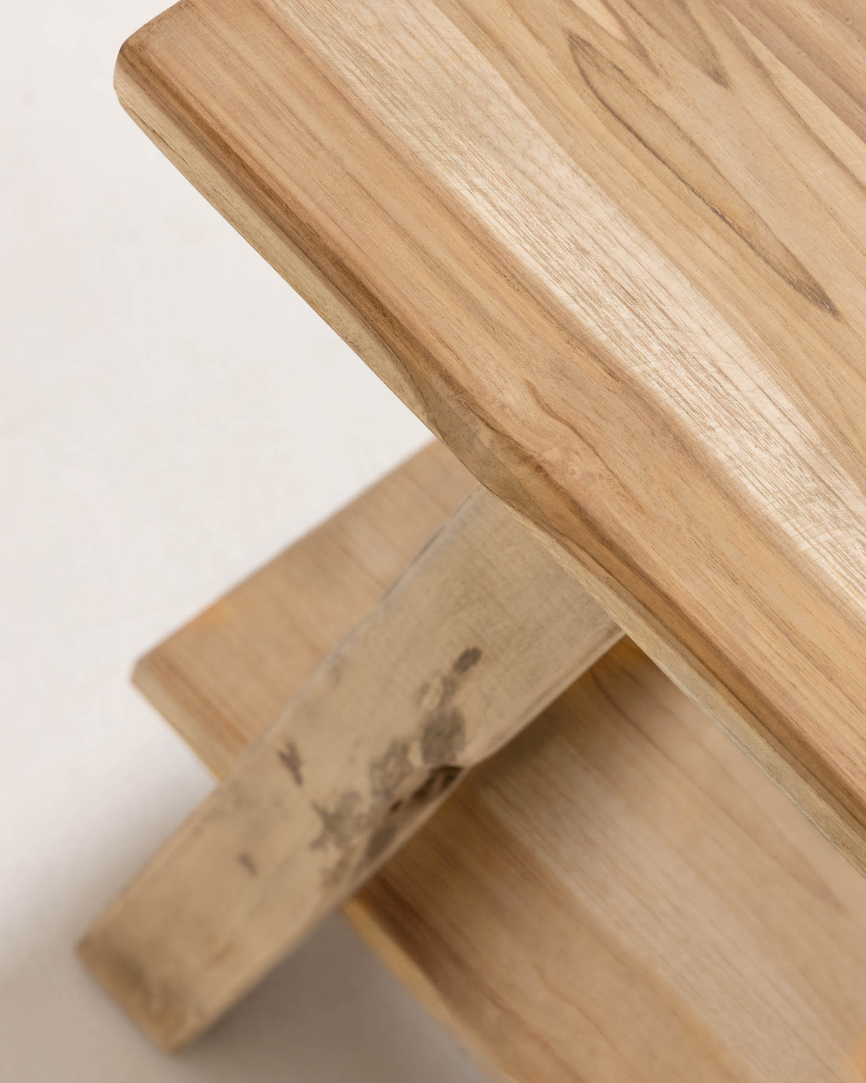 Safara Bank aus massivem recyceltem Teakholz 100 cm - ZEN ZONE Furniture