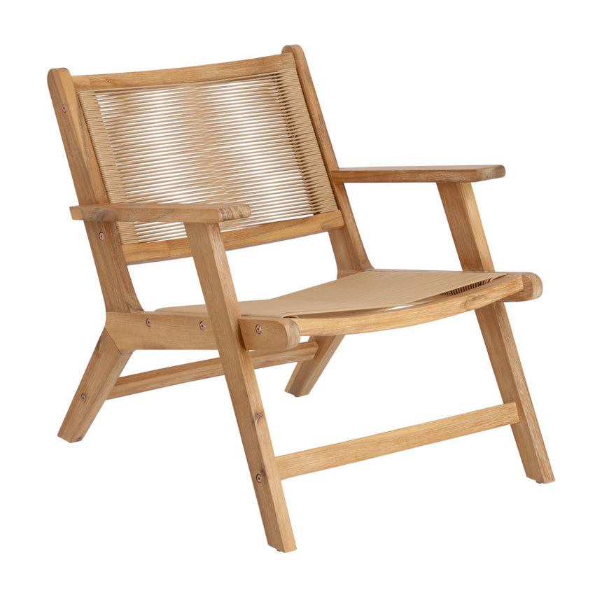 Geralda Sessel aus Akazienholz mit natürlicher Oberfläche FSC 100% - ZEN ZONE Furniture