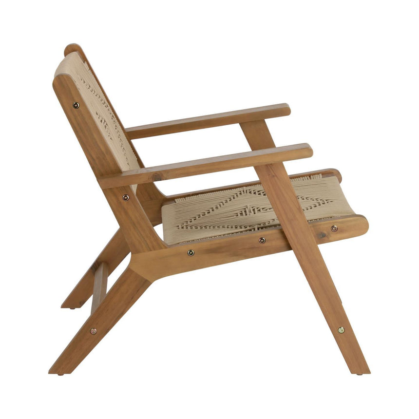 Geralda Sessel aus Akazienholz mit dunklem Finish FSC 100% - ZEN ZONE Furniture