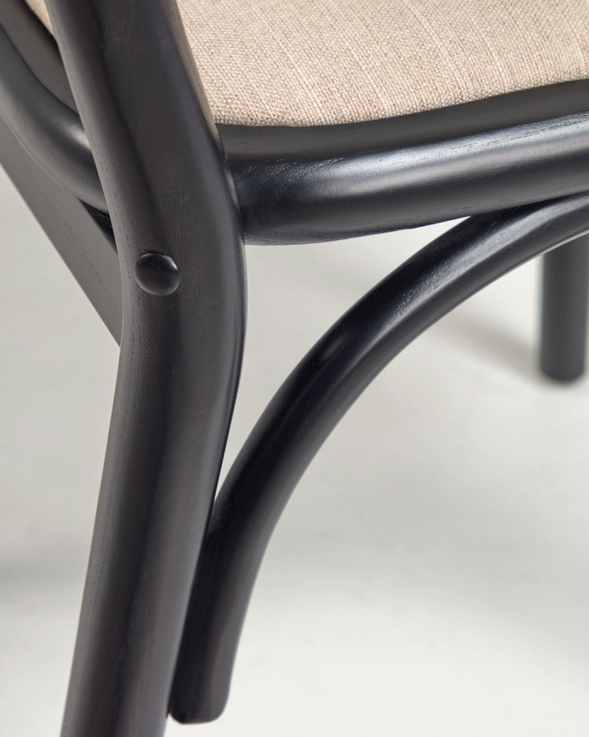 Doriane Stuhl Schwarz - ZEN ZONE Furniture