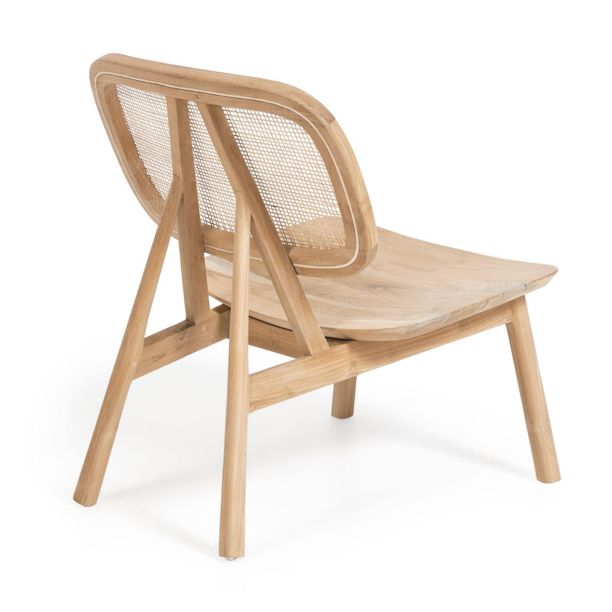 Nadra Sessel aus massivem Teakholz und Rattan - ZEN ZONE Furniture