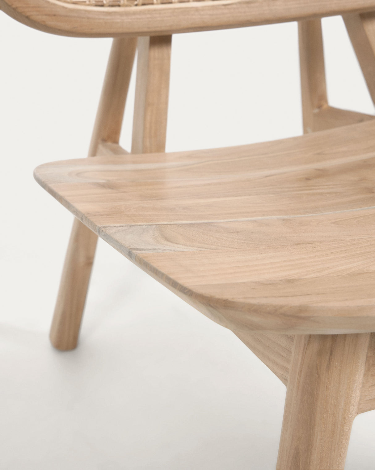 Nadra Sessel aus massivem Teakholz und Rattan - ZEN ZONE Furniture