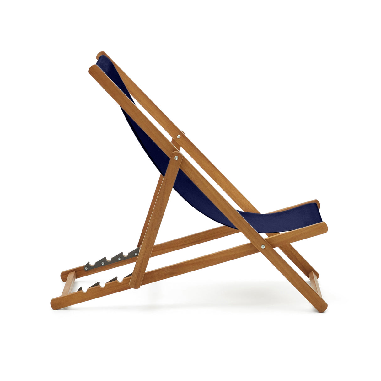 Klappbarer Outdoor-Liegestuhl Adredna in Blau aus massivem Akazienholz FSC 100% - ZEN ZONE Furniture