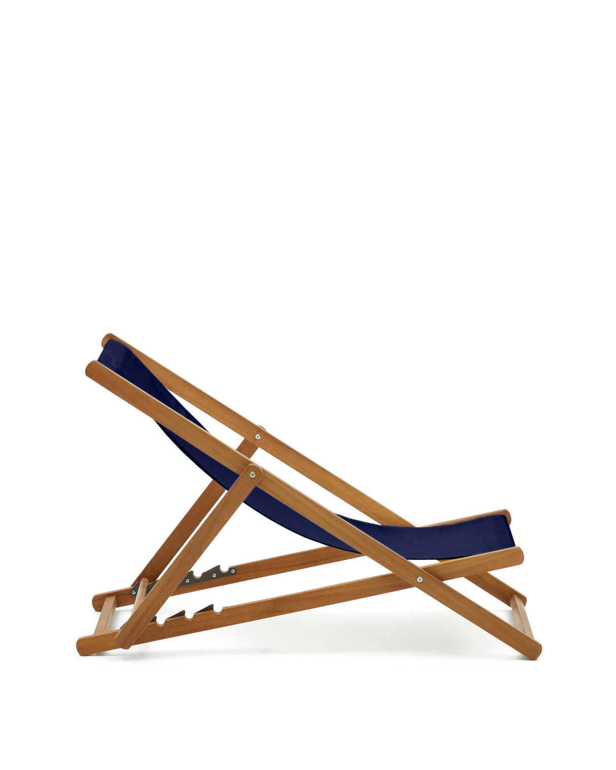 Klappbarer Outdoor-Liegestuhl Adredna in Blau aus massivem Akazienholz FSC 100% - ZEN ZONE Furniture