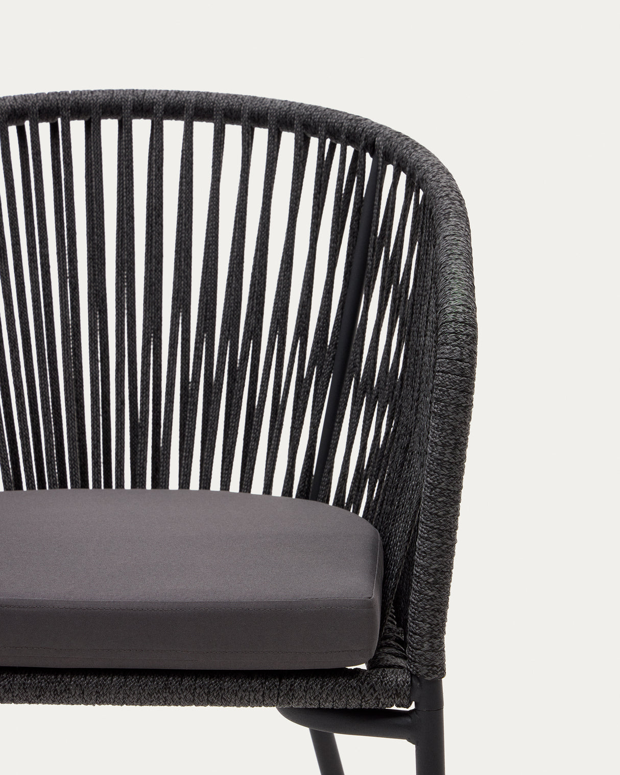 Garten-Essstuhl Schwarz Yanet - ZEN ZONE Furniture