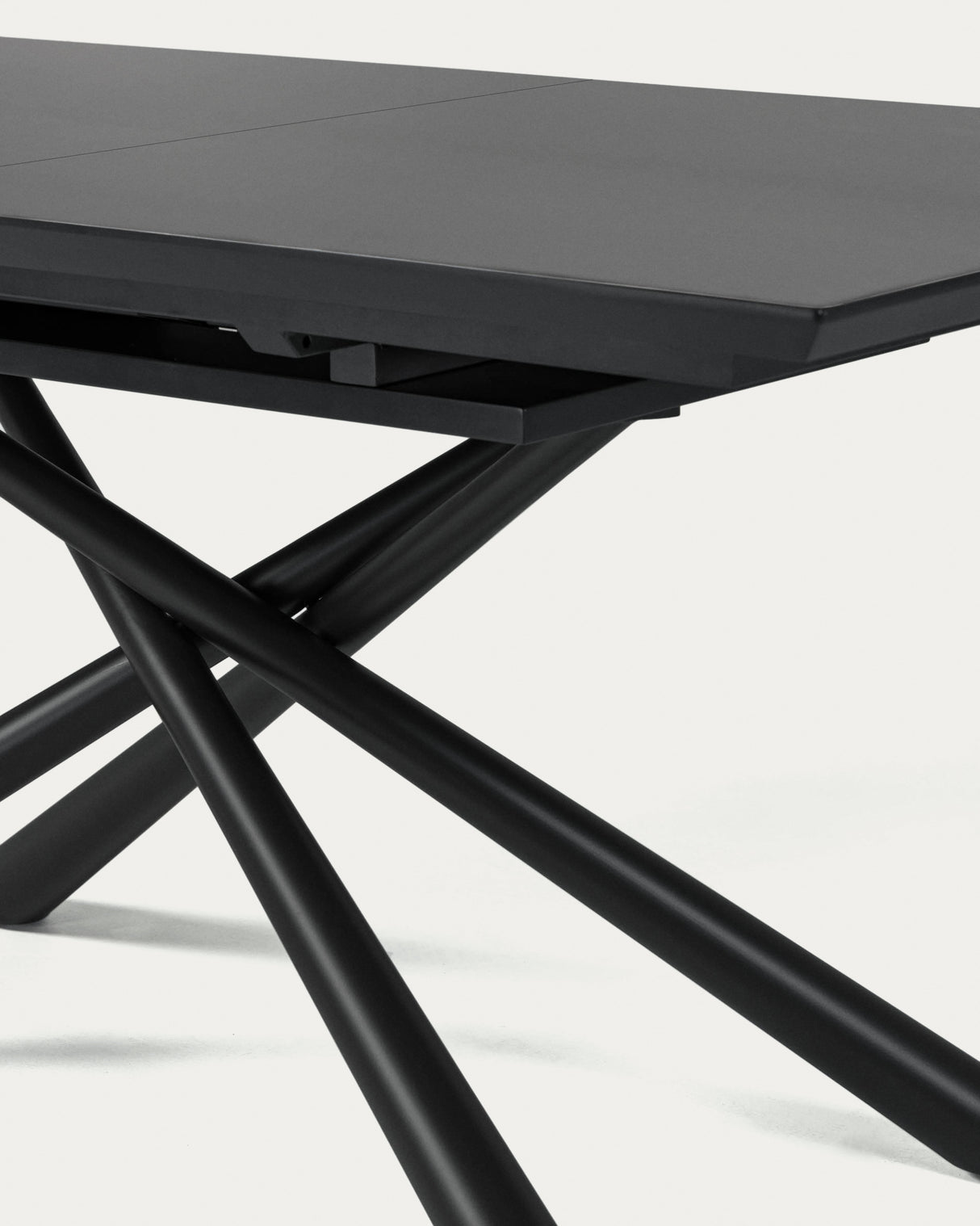 Theone Ausziehtisch Schwarz 160 (210) x 90 cm - ZEN ZONE Furniture