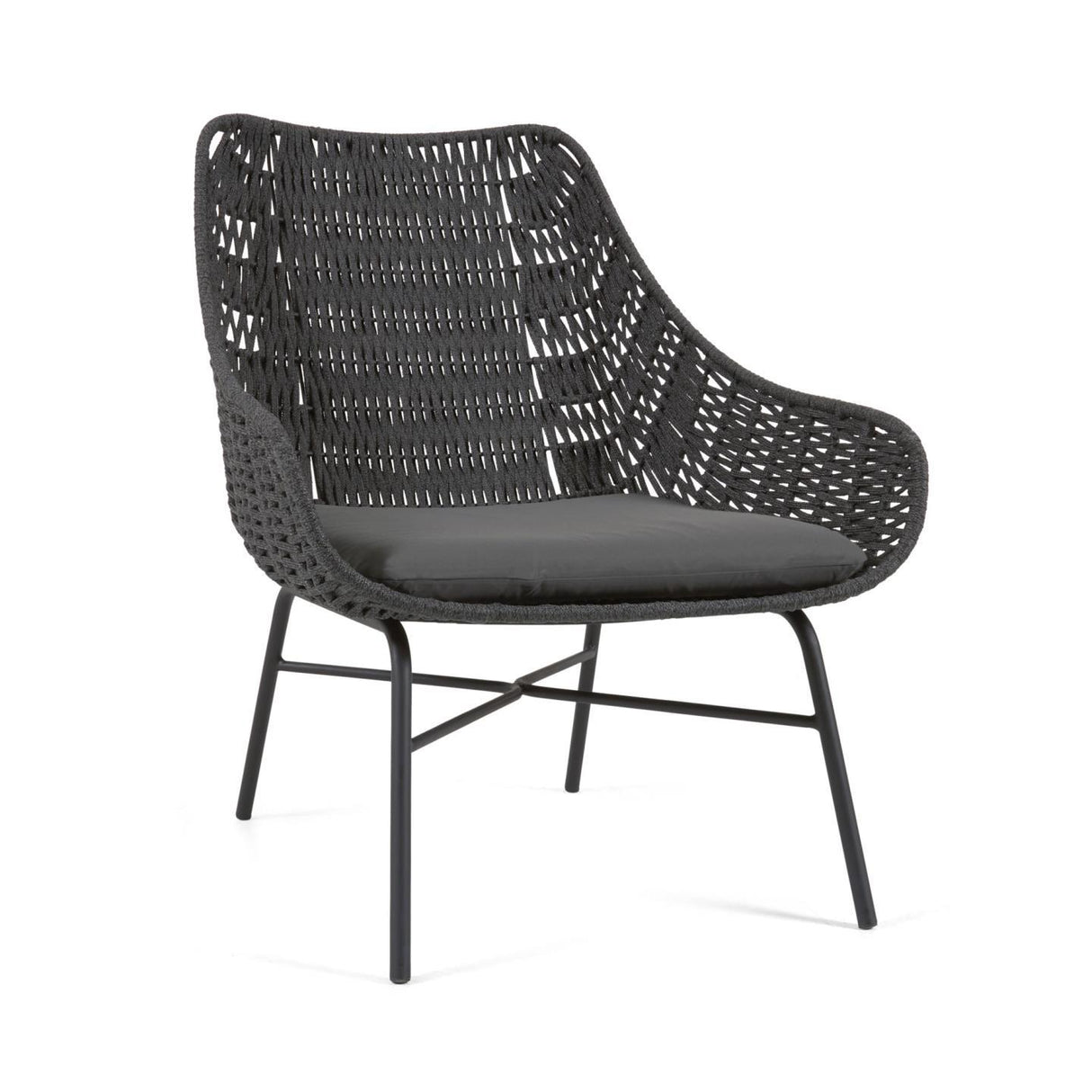 Abeli Seilsessel in Schwarz - ZEN ZONE Furniture