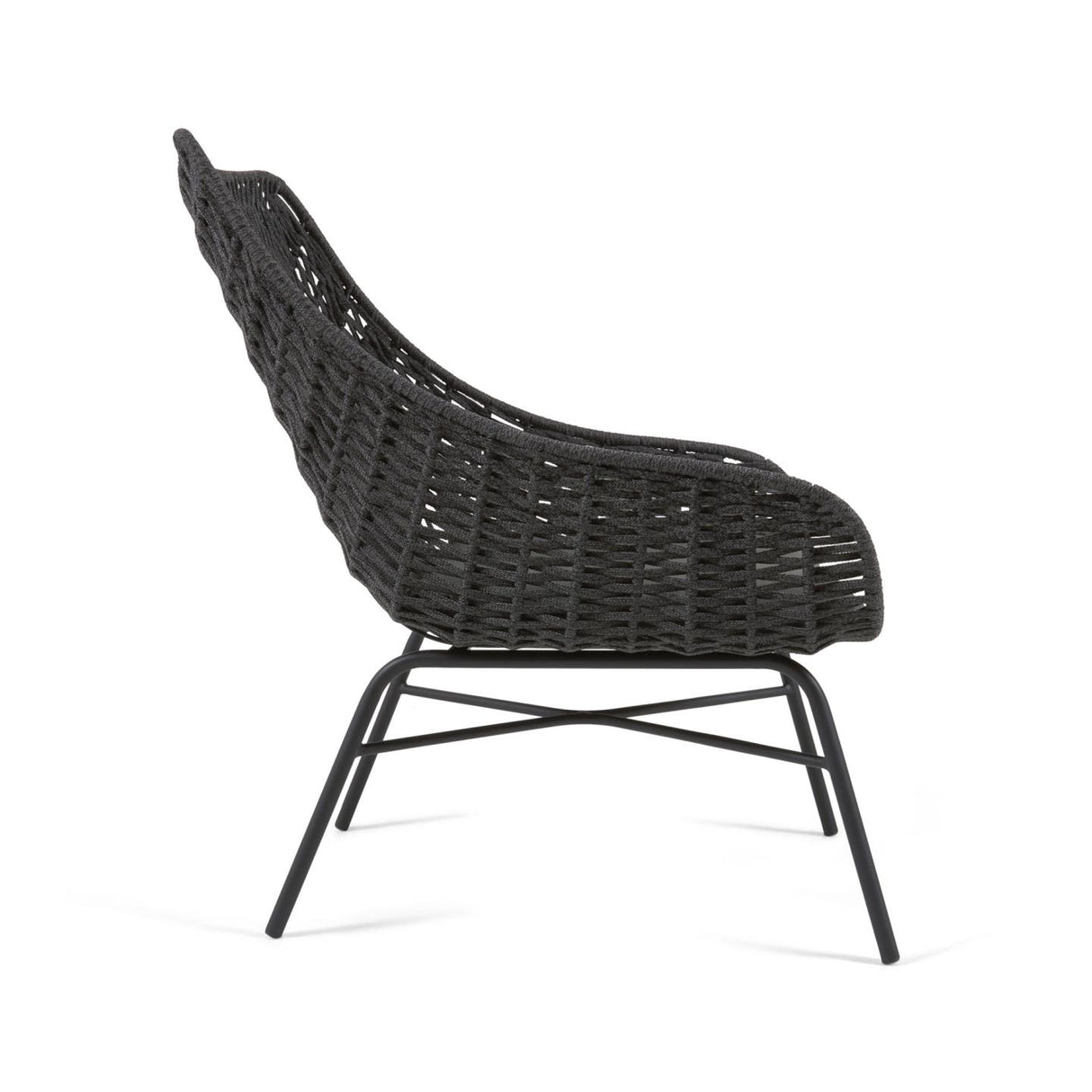 Abeli Seilsessel in Schwarz - ZEN ZONE Furniture