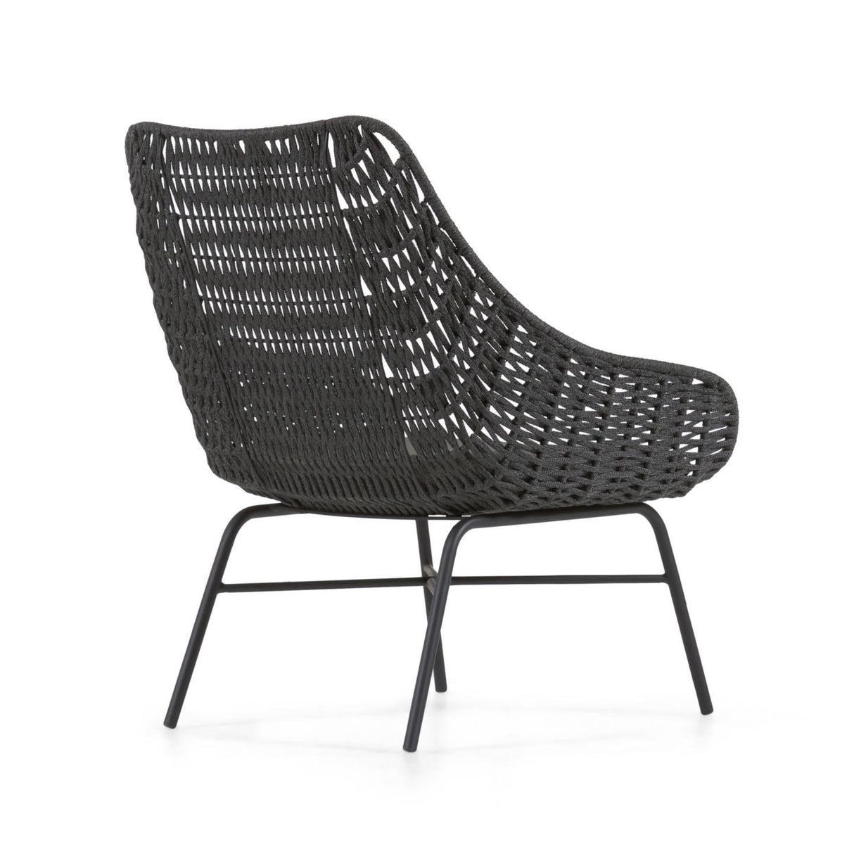 Abeli Seilsessel in Schwarz - ZEN ZONE Furniture