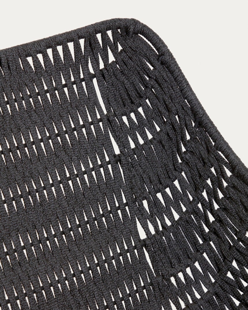 Abeli Seilsessel in Schwarz - ZEN ZONE Furniture