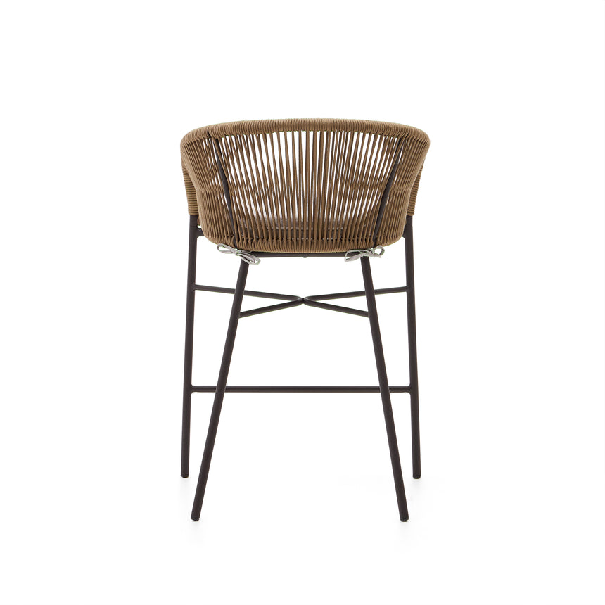 Yanet Hocker aus beigem Seil Höhe 65 cm - ZEN ZONE Furniture