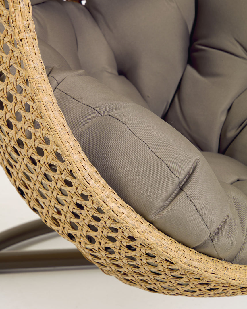 Cira Hängesessel mit natürlichem Finish - ZEN ZONE Furniture