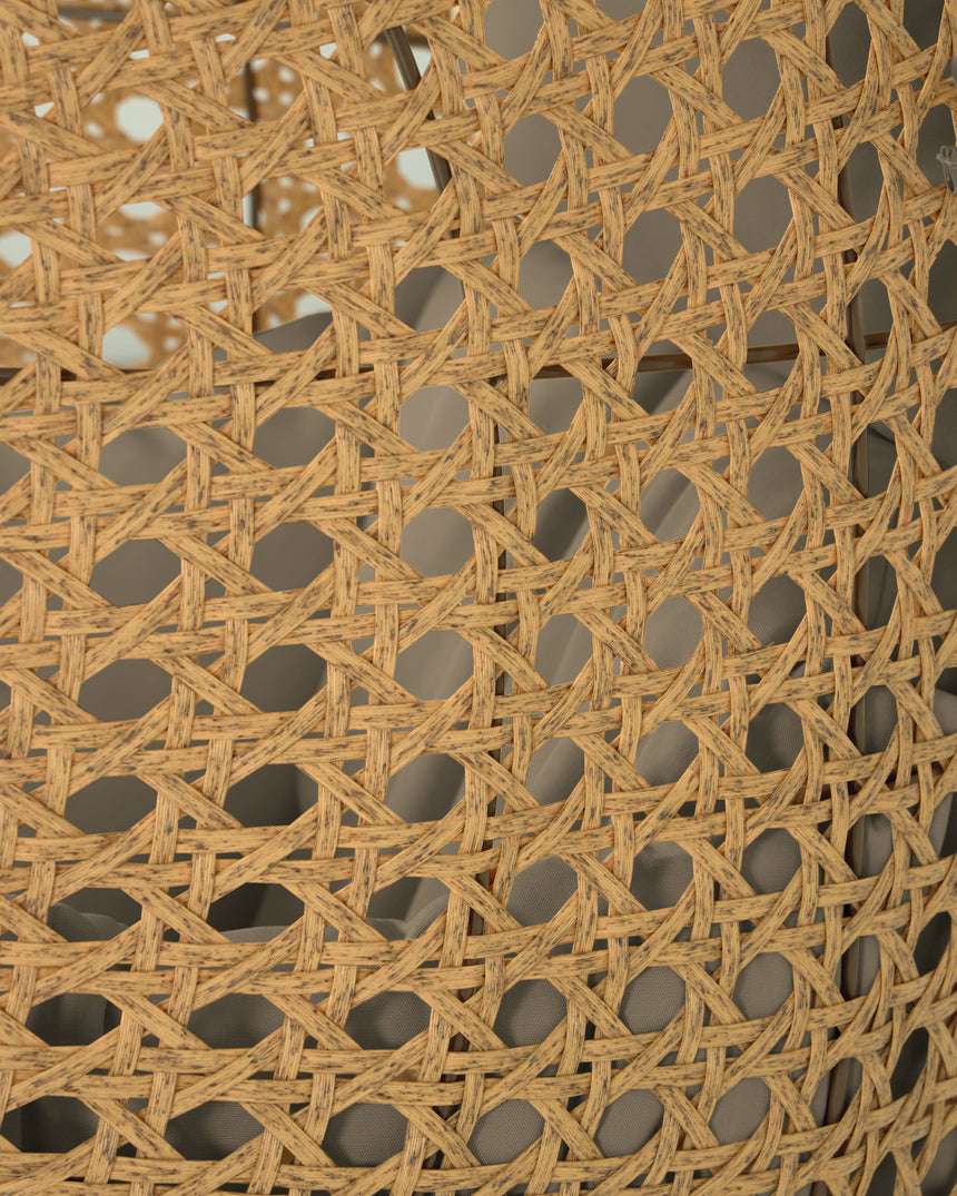 Cira Hängesessel mit natürlichem Finish - ZEN ZONE Furniture