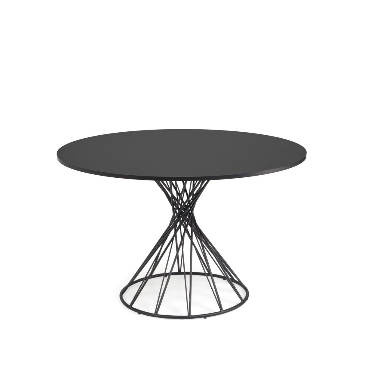 Niut Tisch Holz Schwarz Ø 120 cm - ZEN ZONE Furniture