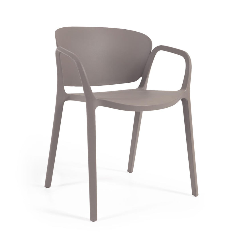 Ania stapelbarer Stuhl 100% outdoor braun - ZEN ZONE Furniture