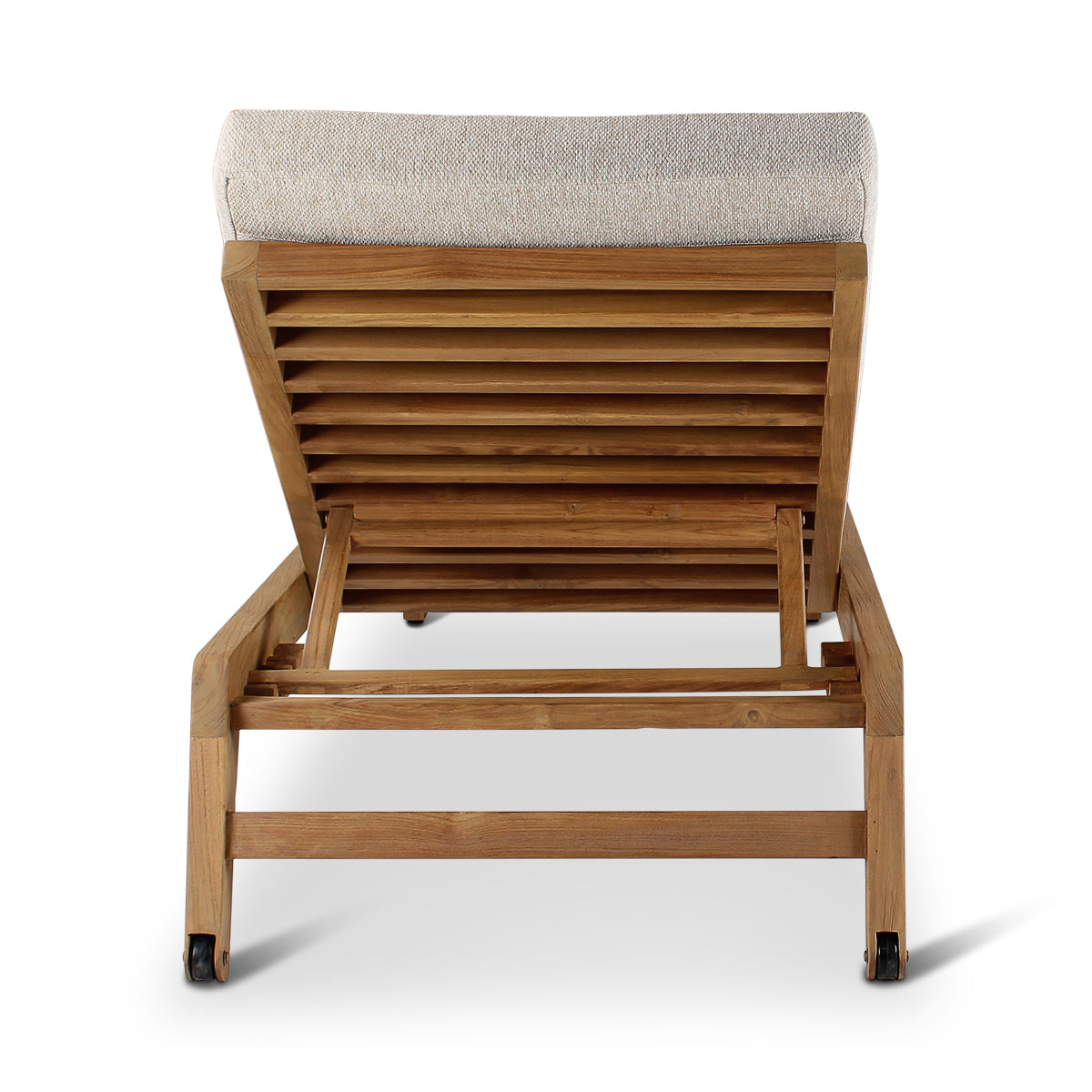 DORA Sonnenliege aus naturbelassenem Teakholz - ZEN ZONE