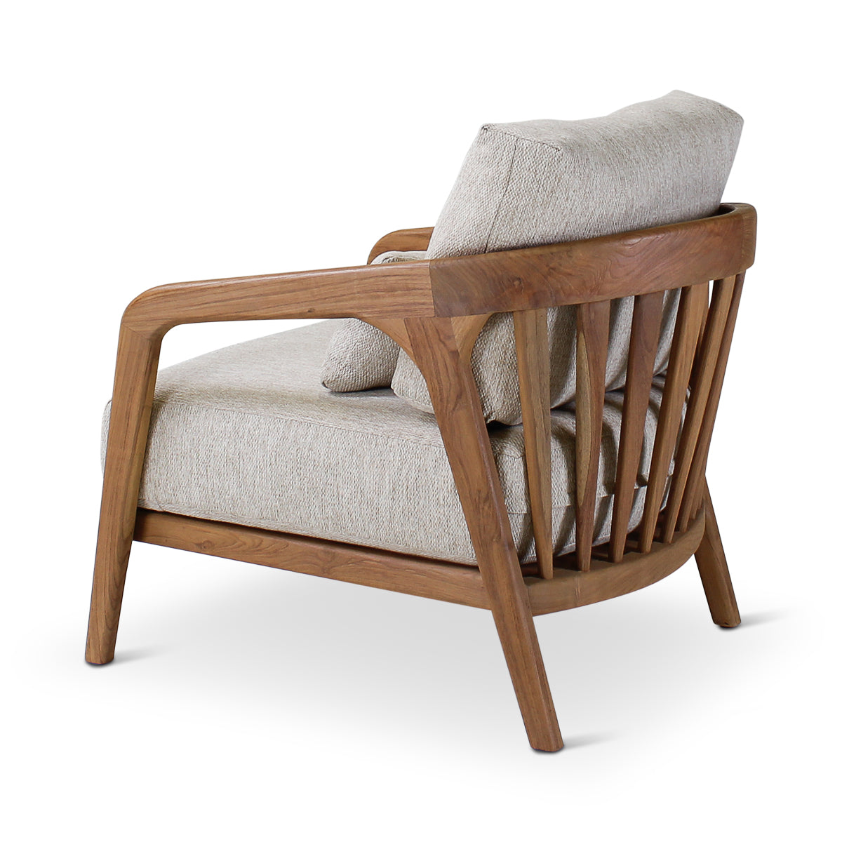 LISA Loungesessel aus naturbelassenem Teakholz - ZEN ZONE