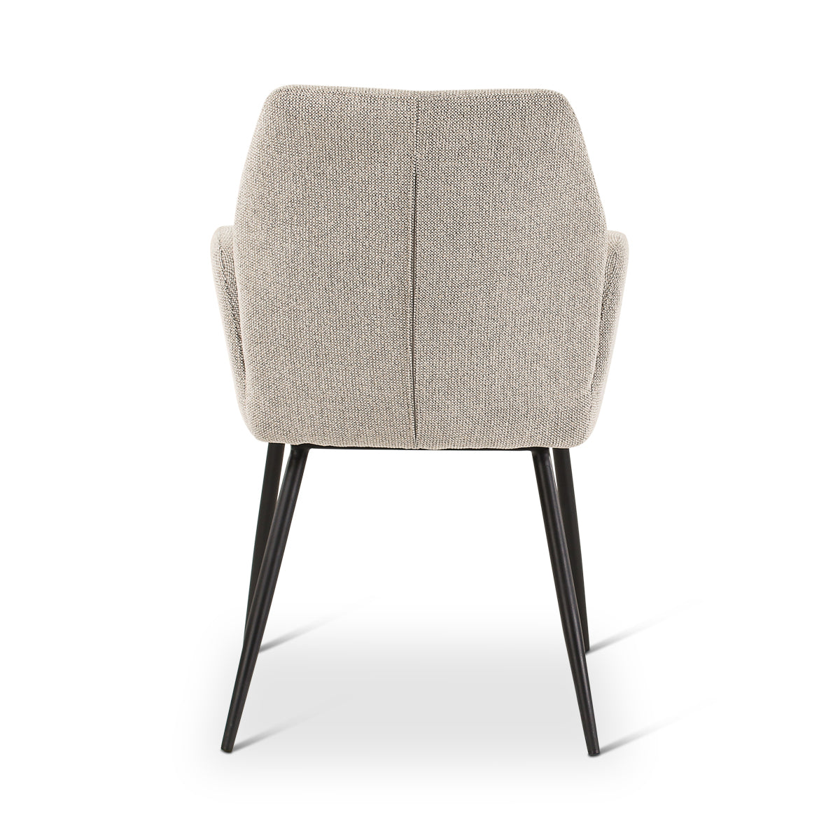 VIGO Sessel in Naturfarben mit anthrazitfarbenen Metallbeinen - ZEN ZONE