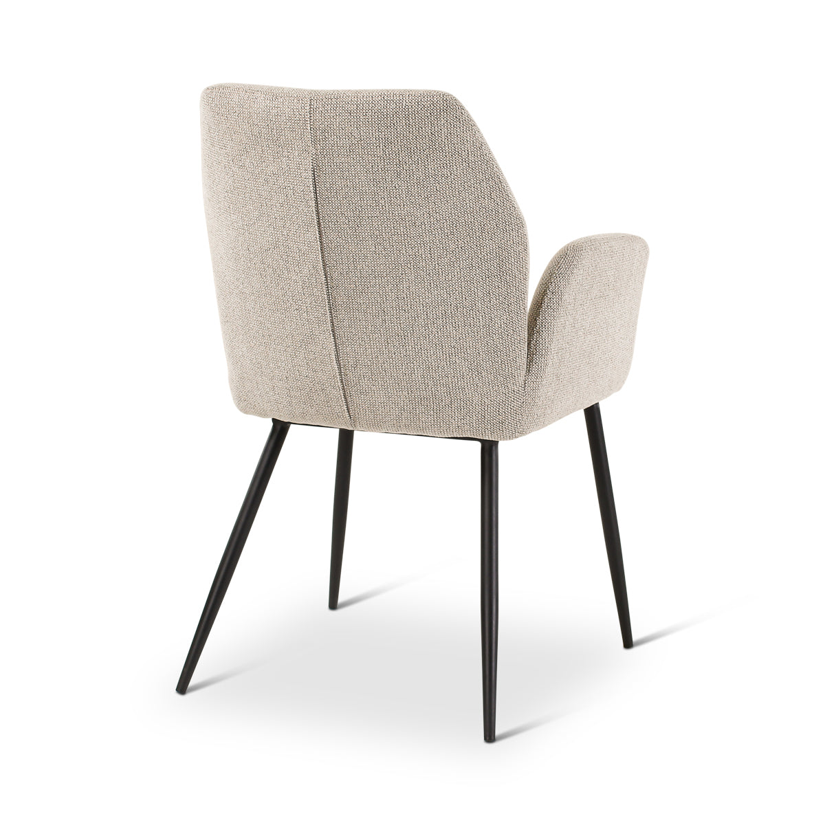 VIGO Sessel in Naturfarben mit anthrazitfarbenen Metallbeinen - ZEN ZONE