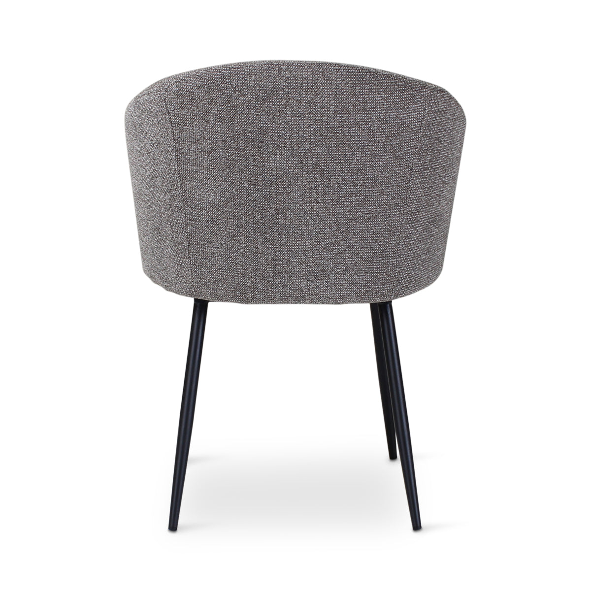 CRES Sessel in Dunkelgrau, anthrazitfarbene Metallbeine - ZEN ZONE