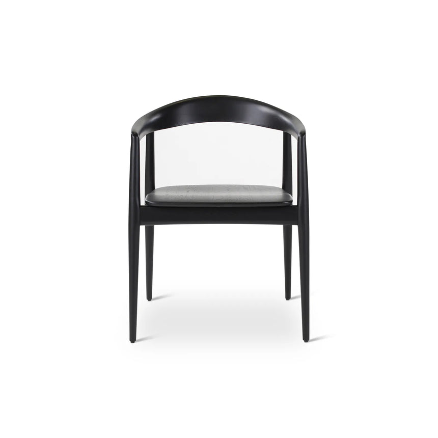 PURA Essstuhl schwarz aus Holz - ZEN ZONE Furniture