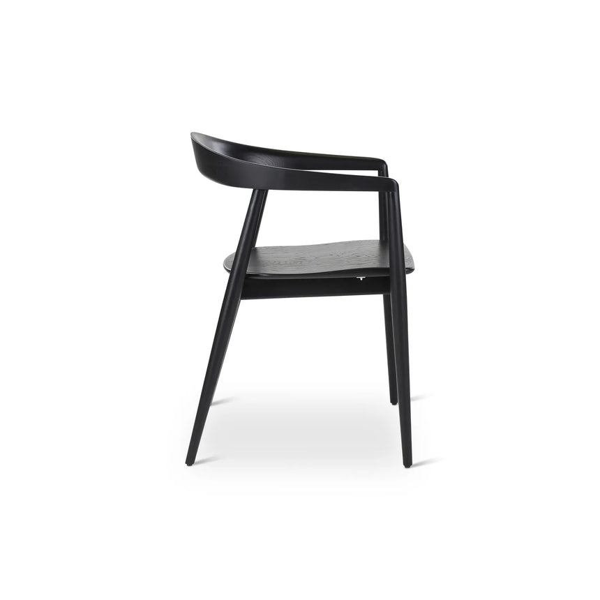 PURA Essstuhl schwarz aus Holz - ZEN ZONE Furniture