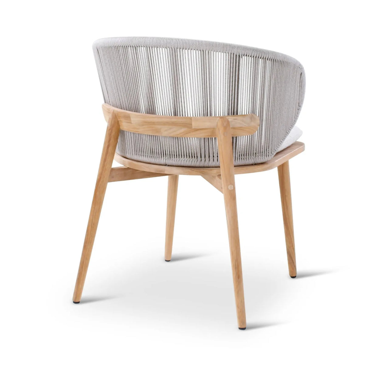 Gartenstuhl Gabor aus Teakholz mit tonfarbenen Kissen - ZEN ZONE Furniture