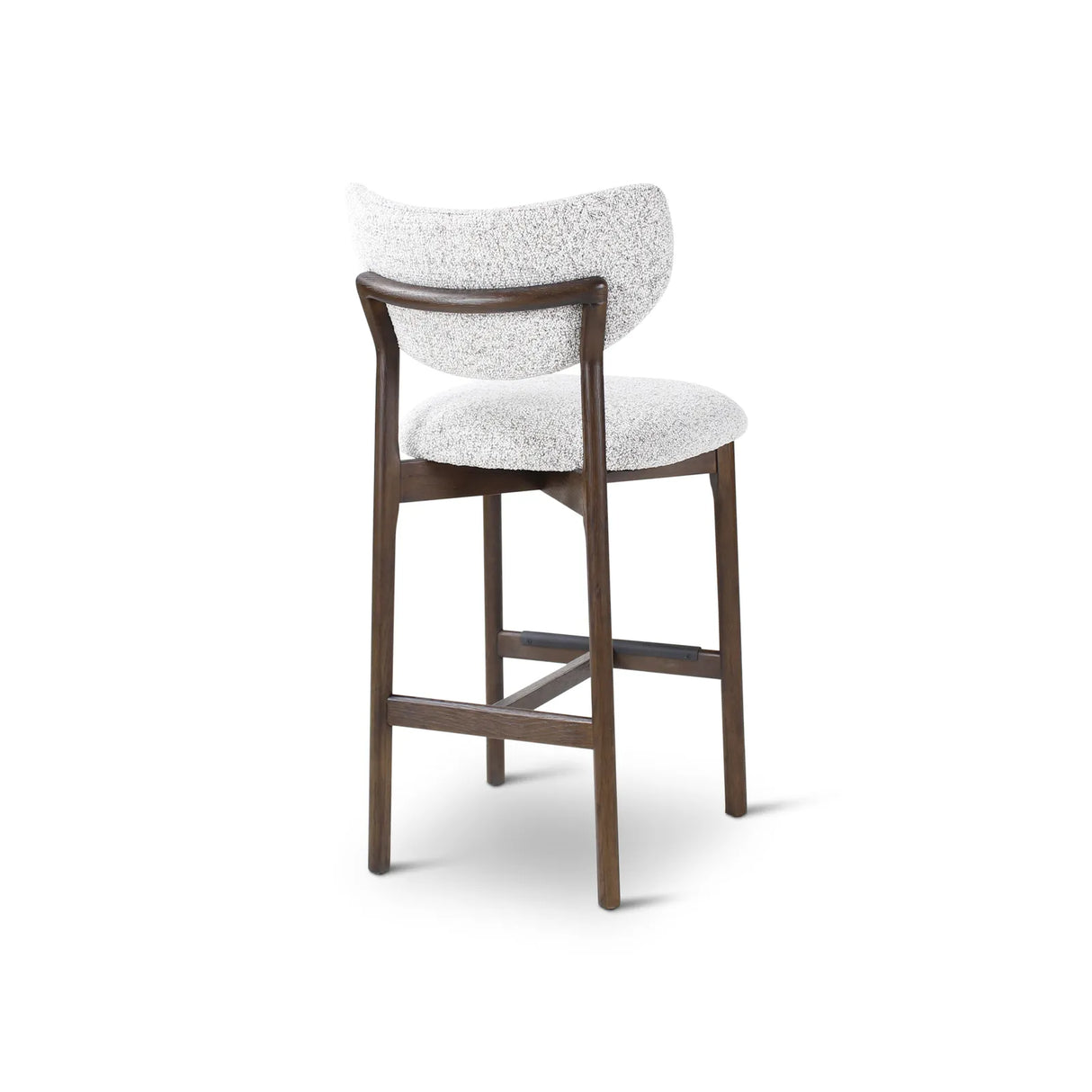 BLAKE Barhocker aus Eiche in Dunkelbraun, 49×58×99 cm - ZEN ZONE Furniture